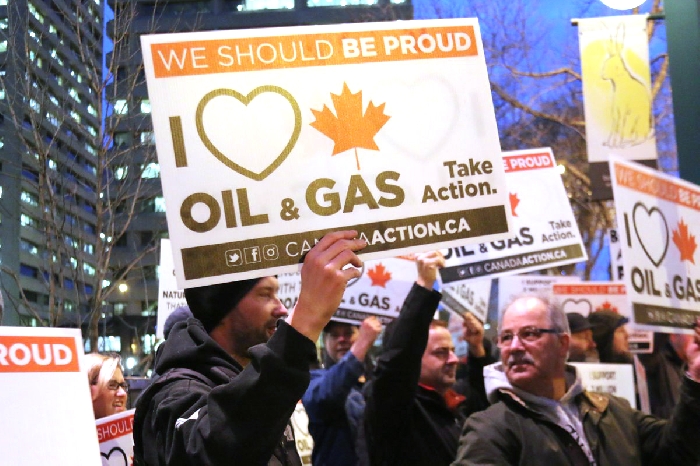 Scene from a previous Canada Action rally in Alberta