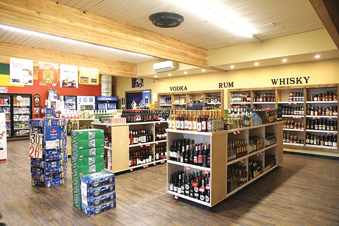 Retail liquor store permits are going up for auction for Esterhazy and Carlyle. Moosomin currently has two liquor storesthe Downtown Liquor store, above, and an SLGA store. Borderland Co-op plans to add a store onto their C-Store site on Highway 1 as well.