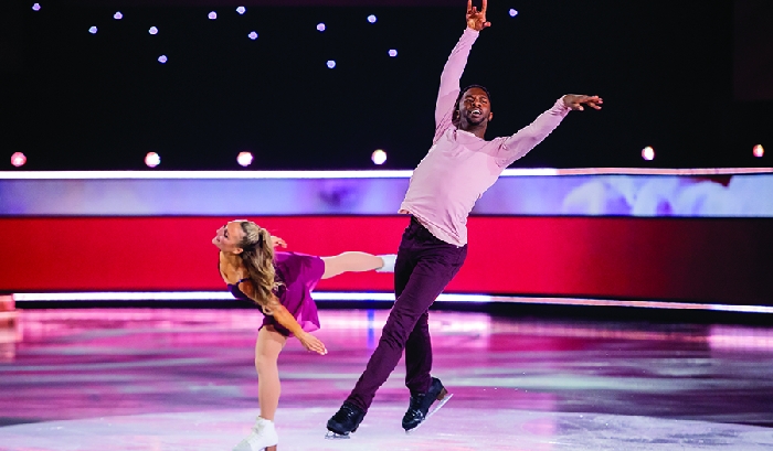 Rocanvilles Jessica Campbell competed on CBCs Battle of the Blades. Campbell and her partner Asher Hill finished in second place, winning $70,000 for Do it for Daron and Freedom School diversity initiatives.