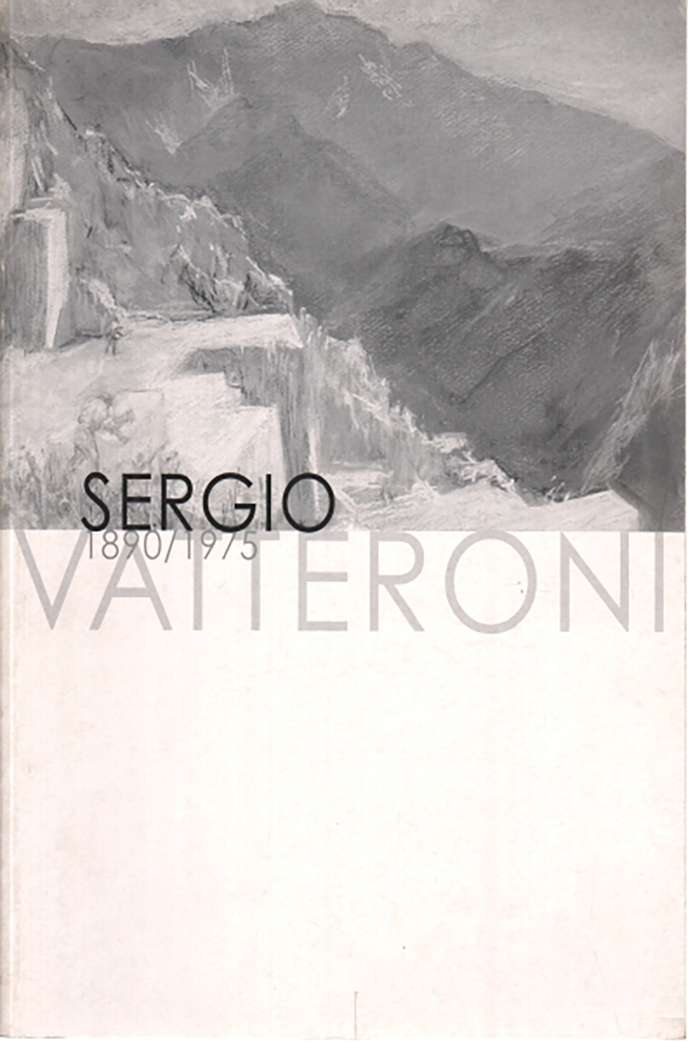 The cover of a book on the art of Sergio Vatteroni