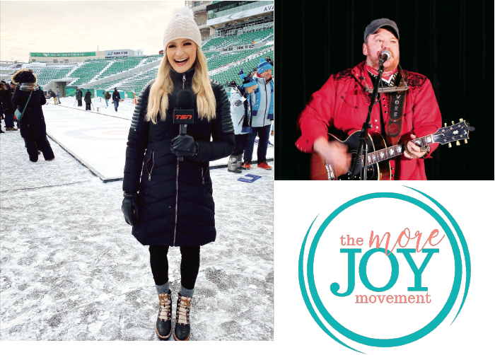Brit Dort, left, and JJ Voss, above, will be part of the More Joy event this year.
