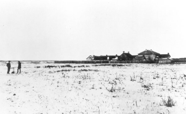 view of Fort Ellice in 1890