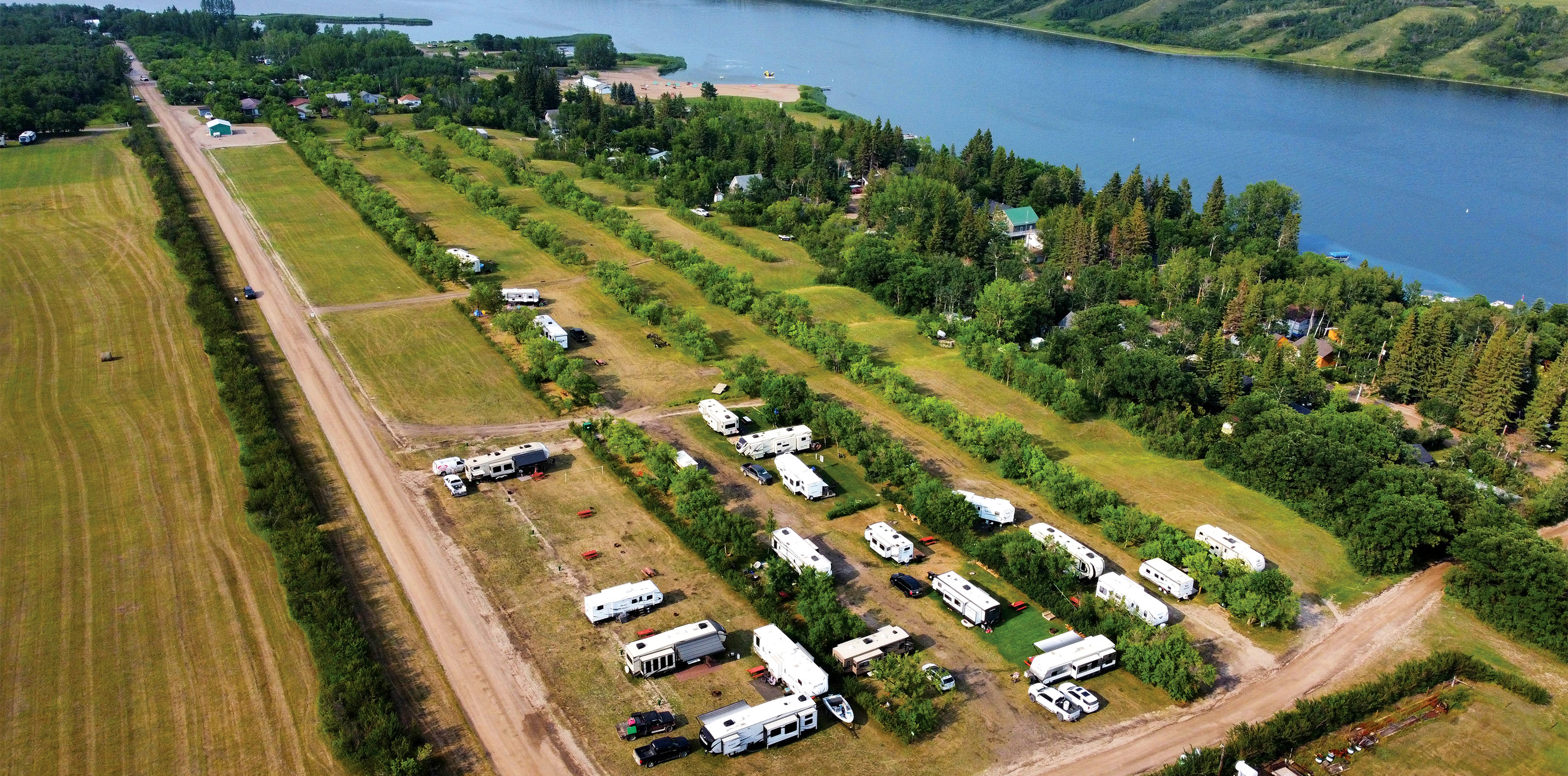 A recent upgrading project has added several 50-amp sites at Moosomin Regional Park, in what had previously been unserviced overflow campsites. Many future upgrades are planned for the park.