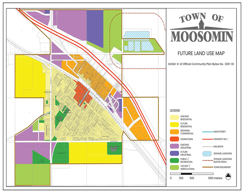 The draft future land use map