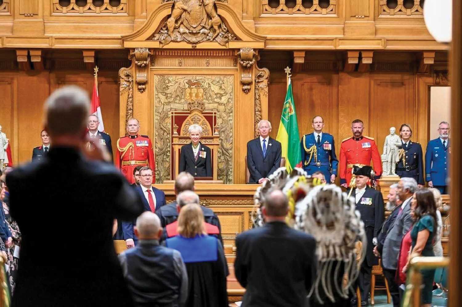 A scene from the Throne Speech on Wednesday.