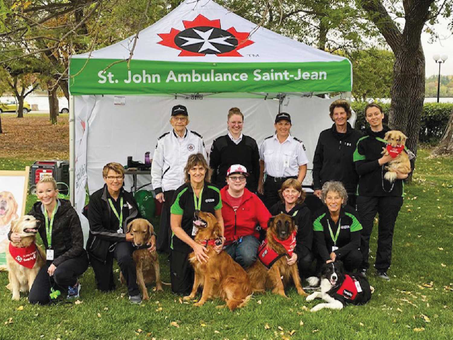 St. John Ambulance therapy dogs help people in many different settings across Saskatchewan, and in many different communities, including Moosomin.