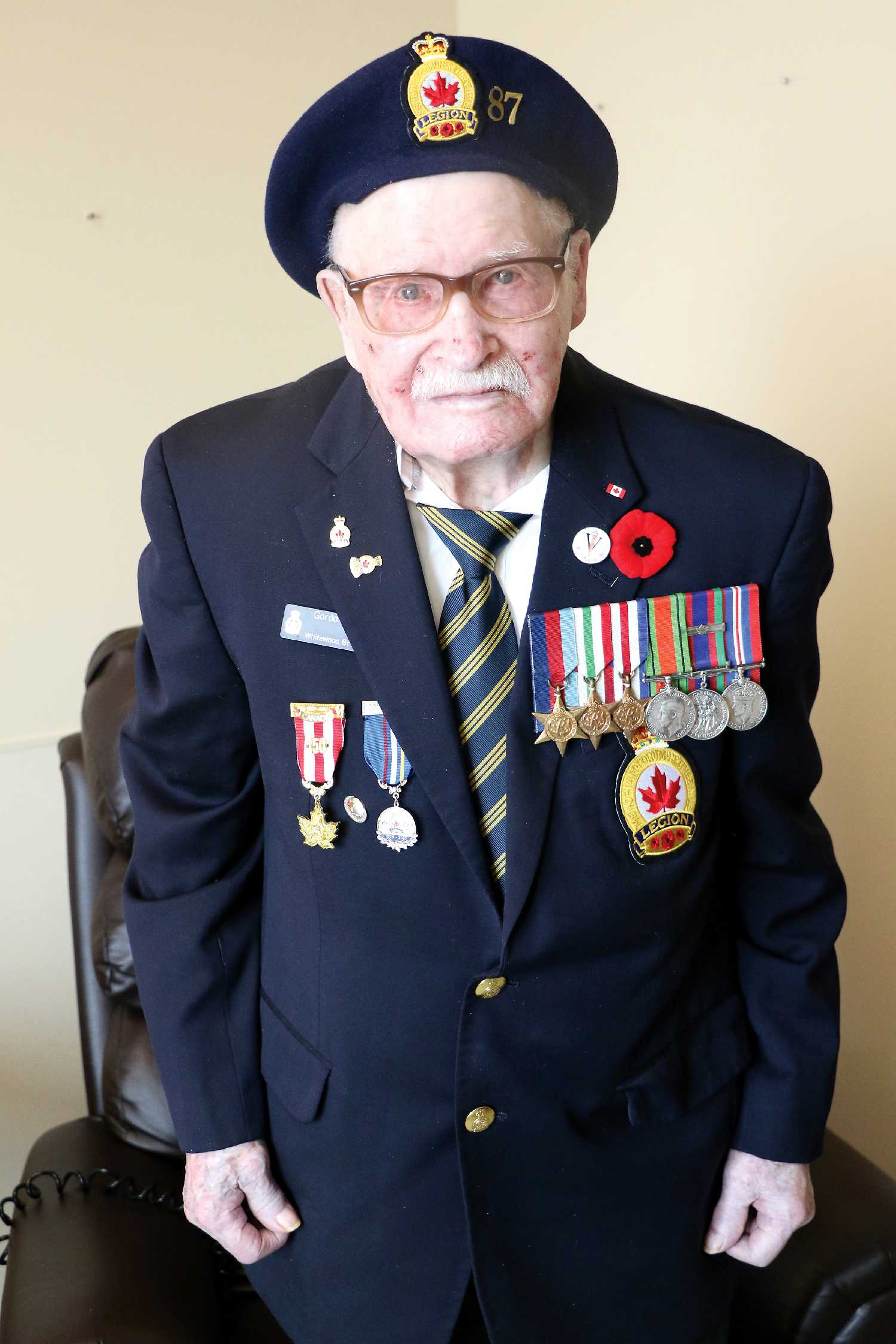 Second World War veteran Gordon Jones is one of the few veterans from a time of war, who is still here with us today and is able to share his experience from the past in honor of the sacrifices veterans have made.