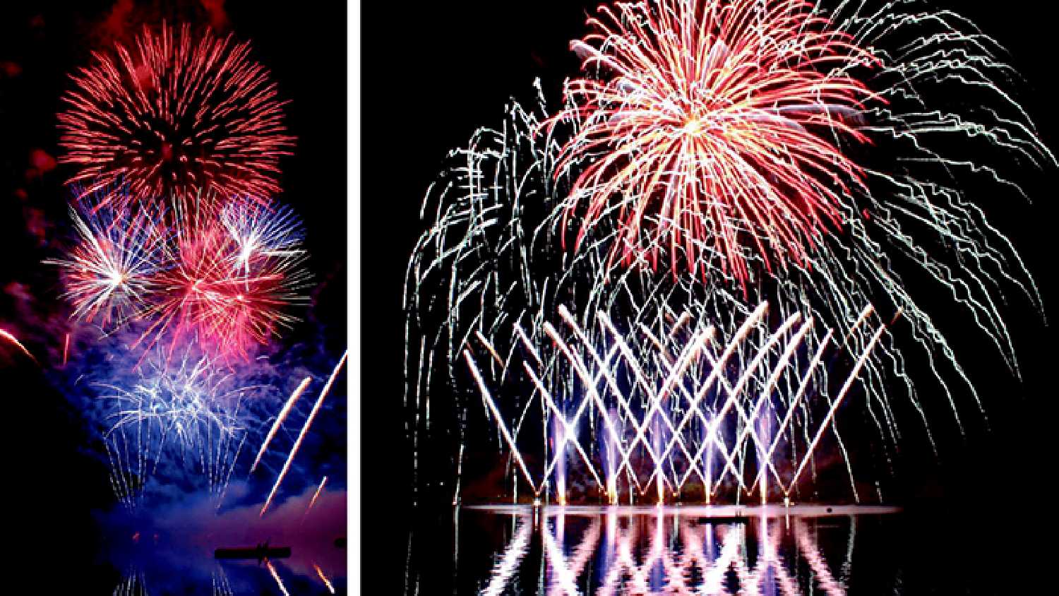 Caylor Fawcett took these photos of the Living Skies fireworks competition over Moosomin Lake last year.