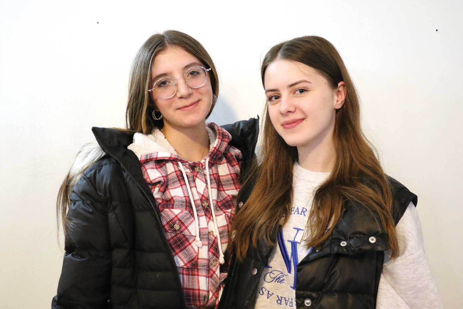 Viktoriia Buzdyhan, left, and Viktoriia Knyhnystska, right, came with their families from Ukraine and have settled in Wawota. They would like to go to university in Saskatchewan, but because newcomers from Ukraine are not classed as refugee claimants or permanent residents, they are subject to the same fees as international students (multiple times higher than the tuition fees Canadian students pay) and do not qualify for student loans. The World-Spectator spoke with the Minister of Advanced Education Thursday and he said he will have his ministry look at how they can fix the situation.