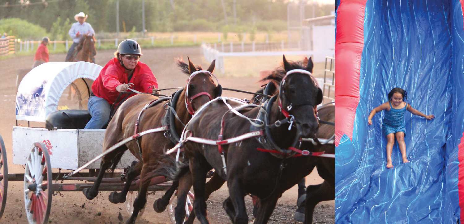 Some scenes of kids activities and chuckwagon races from previous Elkhorn Western Weekends. There will be lots of activities and races back this year at the Elkhorn Western Weekend August 1-3 at the fair grounds.