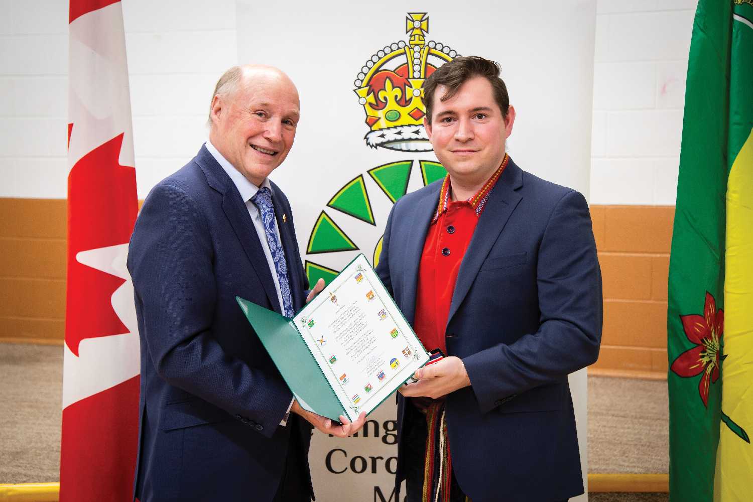 Jordan Ethier recognized for contributions to education Souris-Moose Mountain MP Dr. Robert Kitchen presented the King Charles III Coronation Medal to Jordan Ethier in a ceremony recently. Ethier lives in Wawota and is vice-principal at McNaughton High School in Moosomin. 