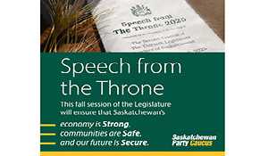 Throne speech focuses on ‘strong, safe and secure’ Saskatchewan