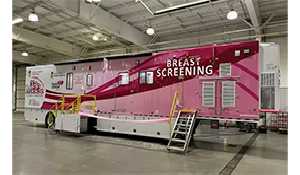 Mobile Mammography unit in Carlyle and Moosomin in March and April